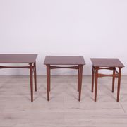 Danish nesting tables by Poul Hundevad for Fabian, 1960s, Set of 3
