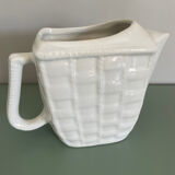 White ceramic jug, bistro