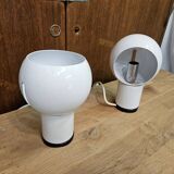 Pair of Italian design bedside lamps 1970 Valenti