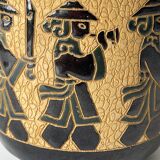 Vase studio d'art céramique vintage Dona Saigon Vietnam années 1970