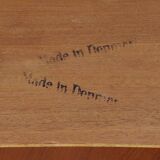 Large Danish teak desk, double sided, by Svend Aage Madsen for H. P Hansen 1960.