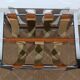 Leather and Chrome Magazine Holders "Novatrend" - XXth