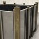 Romeo Rega for Zevi, attributed to – Chrome and brass planter, It