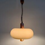 Mid-century space age pendant lamp Temde Leuchten, 1970s Germany