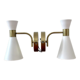 Paire d'appliques diabolo