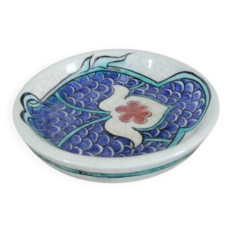 Petite coupelle en grès vernissé poisson