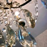 Crystal chandelier diamond cut 9 fires 1880