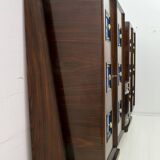 Guglielmo Ulrich Rare Mid-Century Modern Italian Walnut Bar Cabinet, 1940s