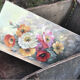 Old flower bouquet painting