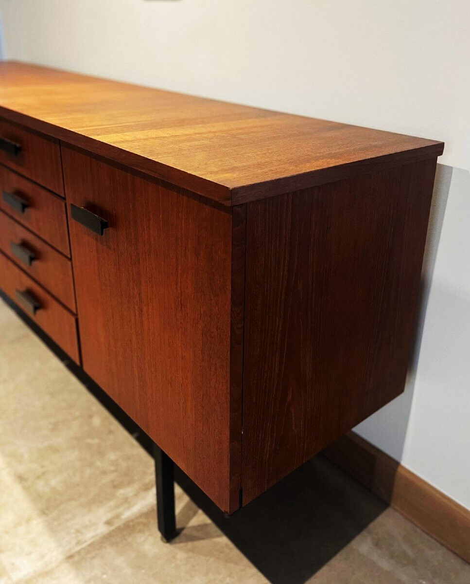 Vintage teak enfilade from the 60s-70s.