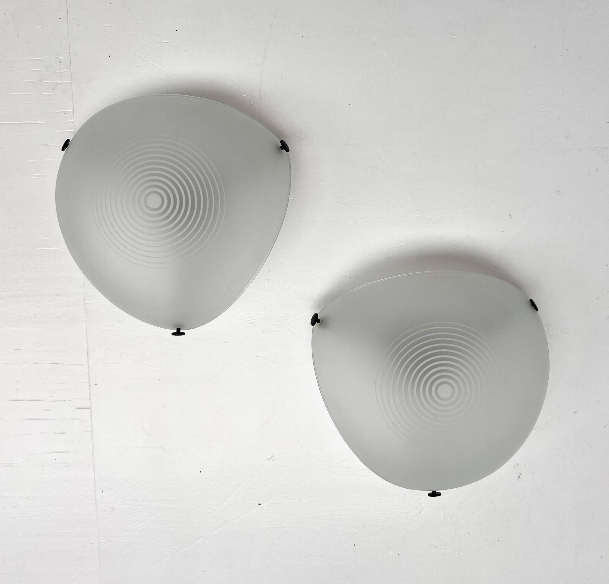 Set wall lamps by Ernesto Gismondi for Artemide, 1980s
