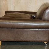 Large leather loveseat Terence Conran Chelsea