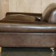 Large leather loveseat Terence Conran Chelsea