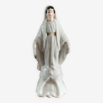 Vierge marie en porcelaine