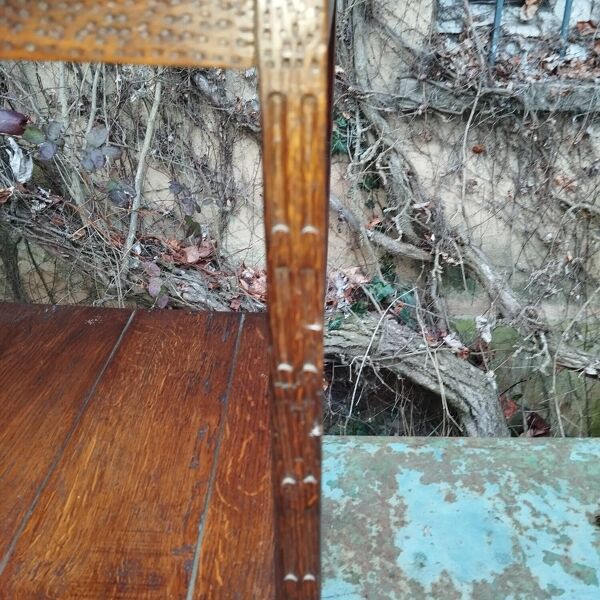 Guéridon table de chevet d'appoint art populaire