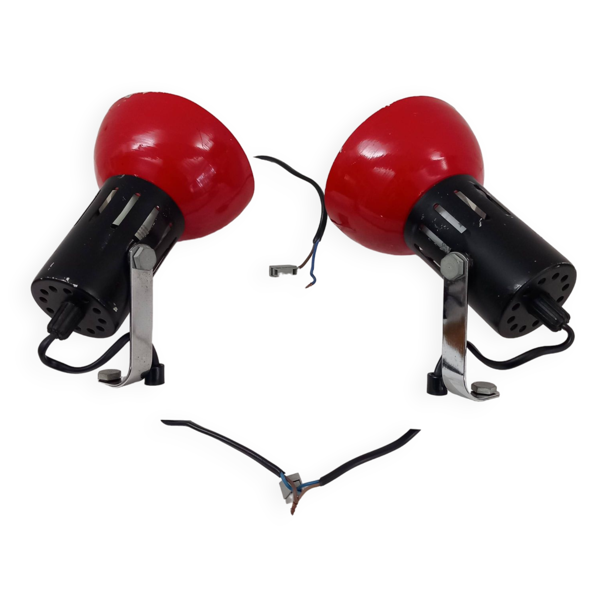 Metal spotlights, vintage.