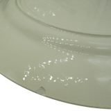6 anciennes assiettes plates Badonviller demi-porcelaine