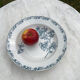 Hollow round dish iron earth St Amand/Flore