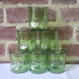 Service in vintage orangeade in light green bubble in very good condition