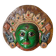 Tibetan wall mask handcrafted ethnic tribal decoration