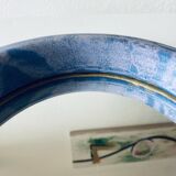 Round ceramic wall mirror