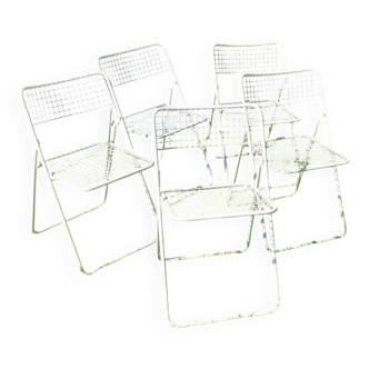 5 folding chairs Ted Net Niels Gammelgaard Ikea 1970