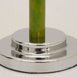 A pair of art deco candlesticks