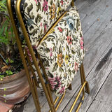 2 vintage Lafuma Chantazur folding chairs