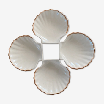 Ensemble 4 plats individuels coquille émile henry