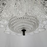 Murano glass chandelier with 14 tubular pendants
