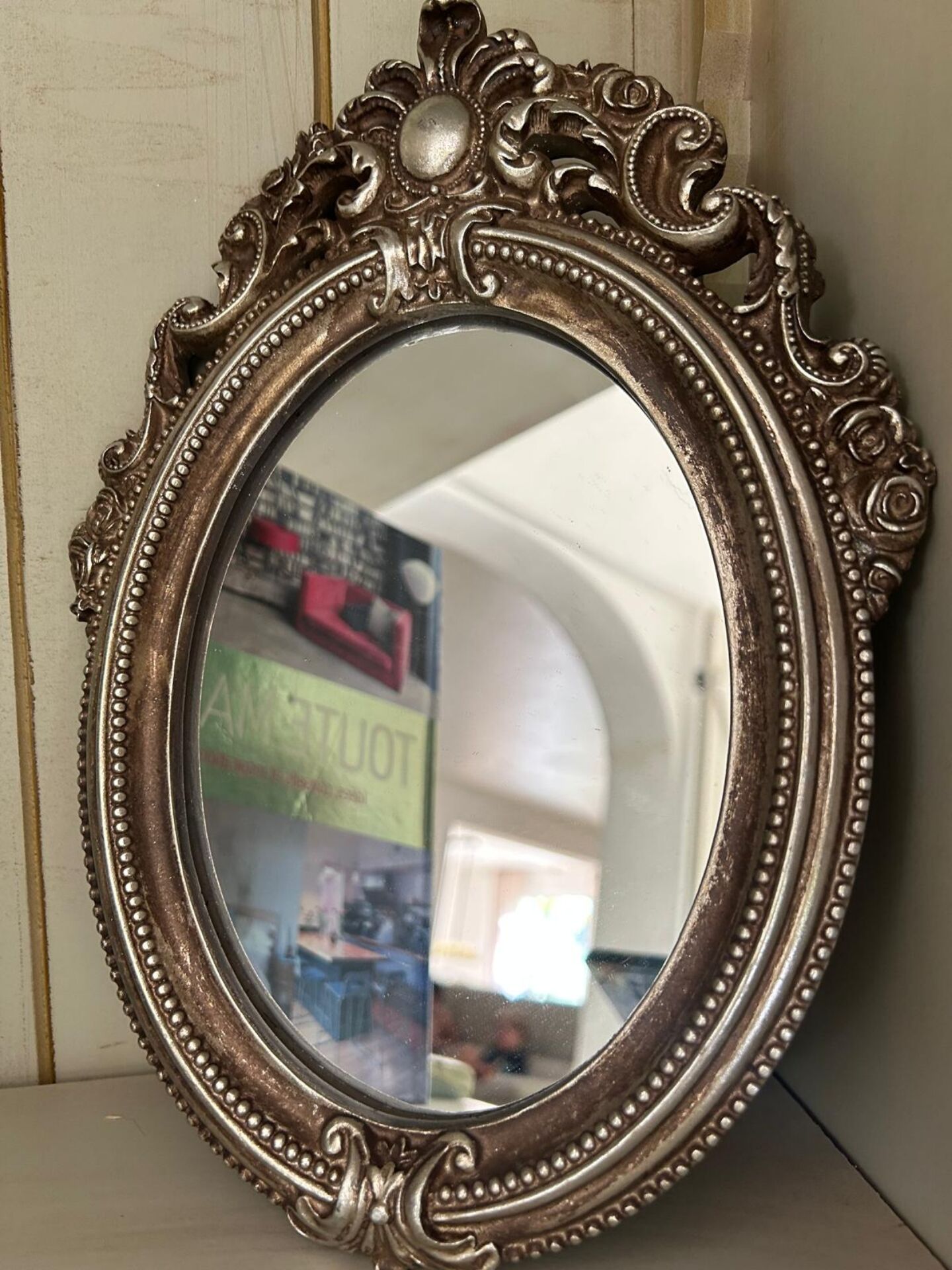 Miroir baroque à poser avec moulures