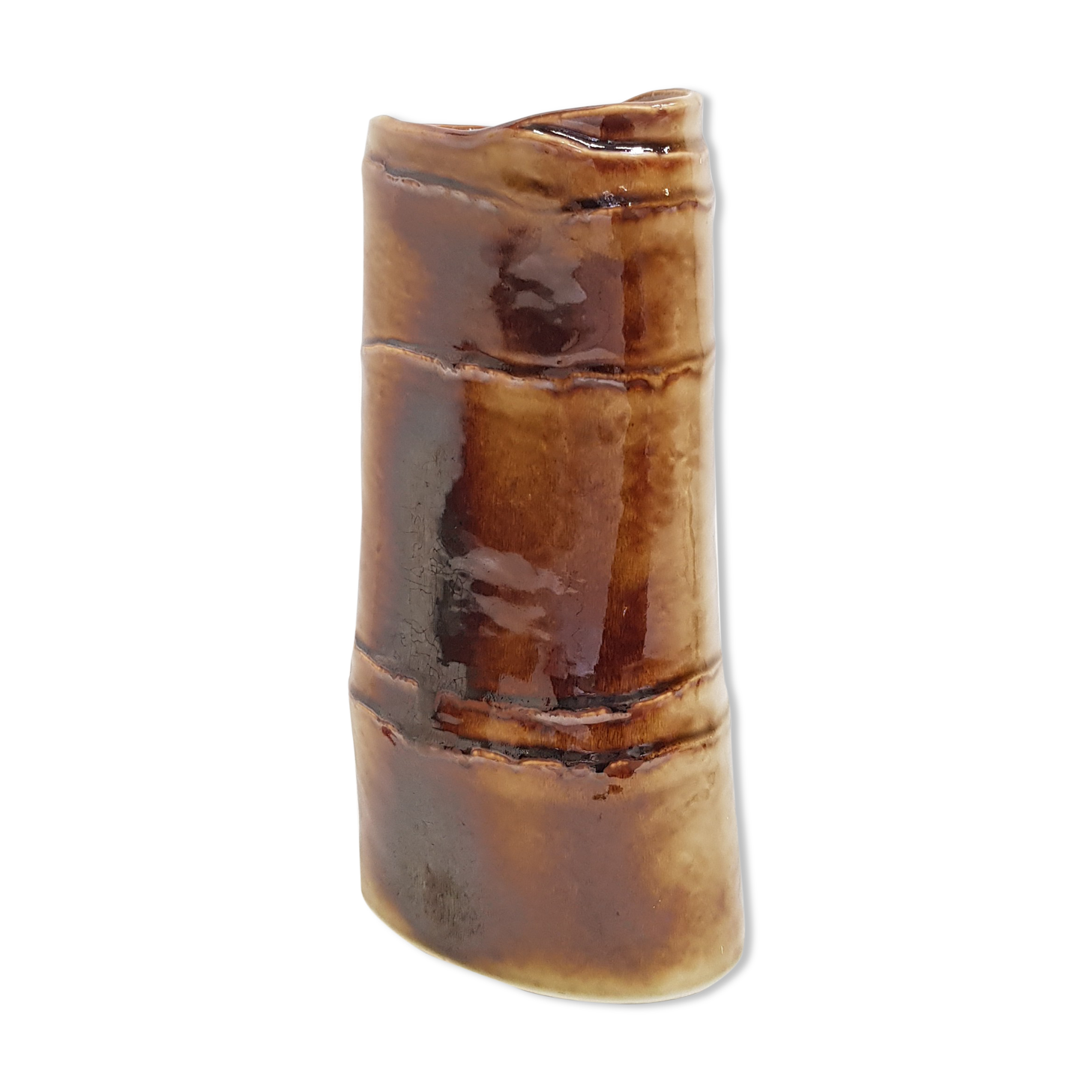 Ceramic vase signed Virebent France