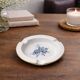 Circular Porcelain Ashtray from Meissen - Blue and Gold Floral Pattern