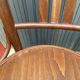 Lot de 2 chaises bistrot en bois courbé