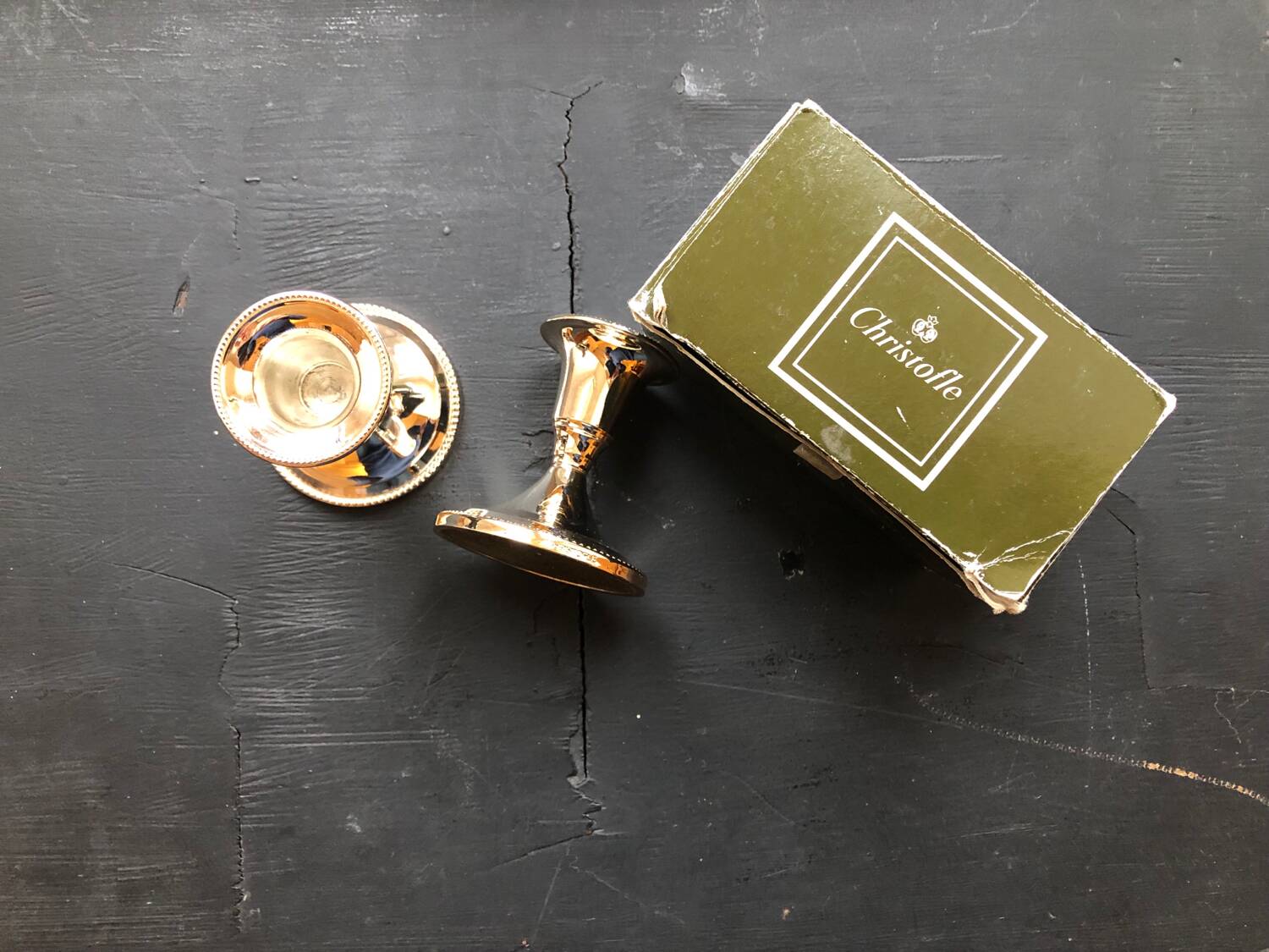 Pair of Christofle candlesticks