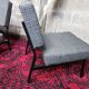 Paire de chauffeuses vintage