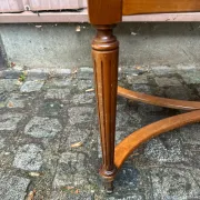 Louis XVI style coffee table in stained cherry wood 95x50cm 1970