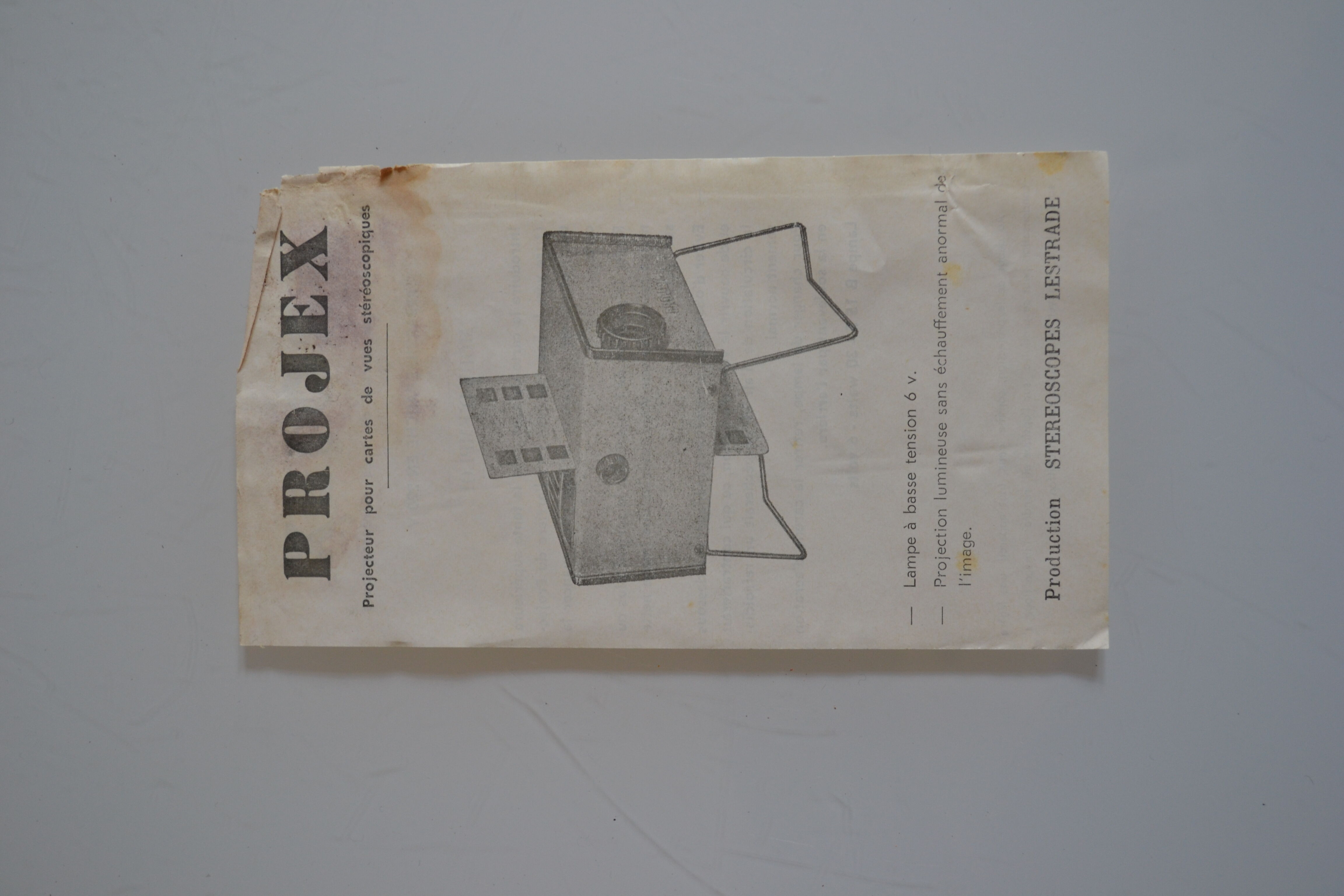 Lestrade projex junior stereoscope projector