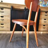 Series of 6 chairs bistro Baumann and Luterma