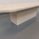 Vintage travertine coffee table from the 70s 80s