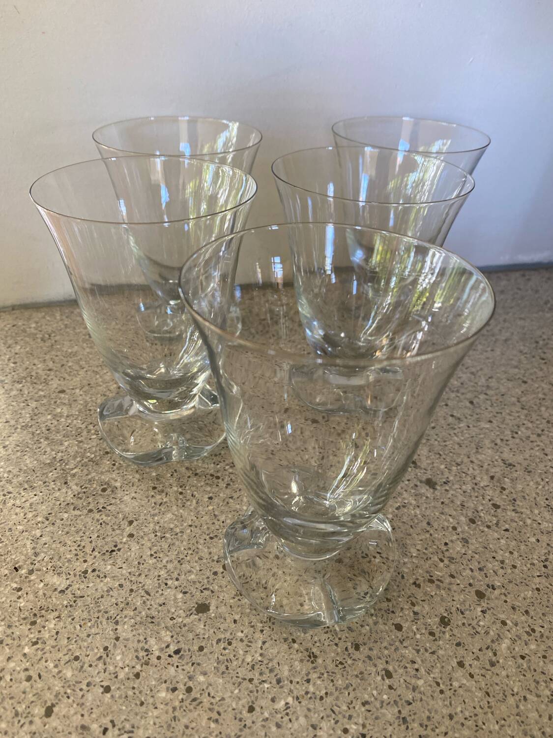 5 glass water glasses