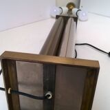 Sciolari style metal table lamp base 1970