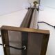 Sciolari style metal table lamp base 1970