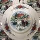 8 dessert plates Obernai Sarreguemines France