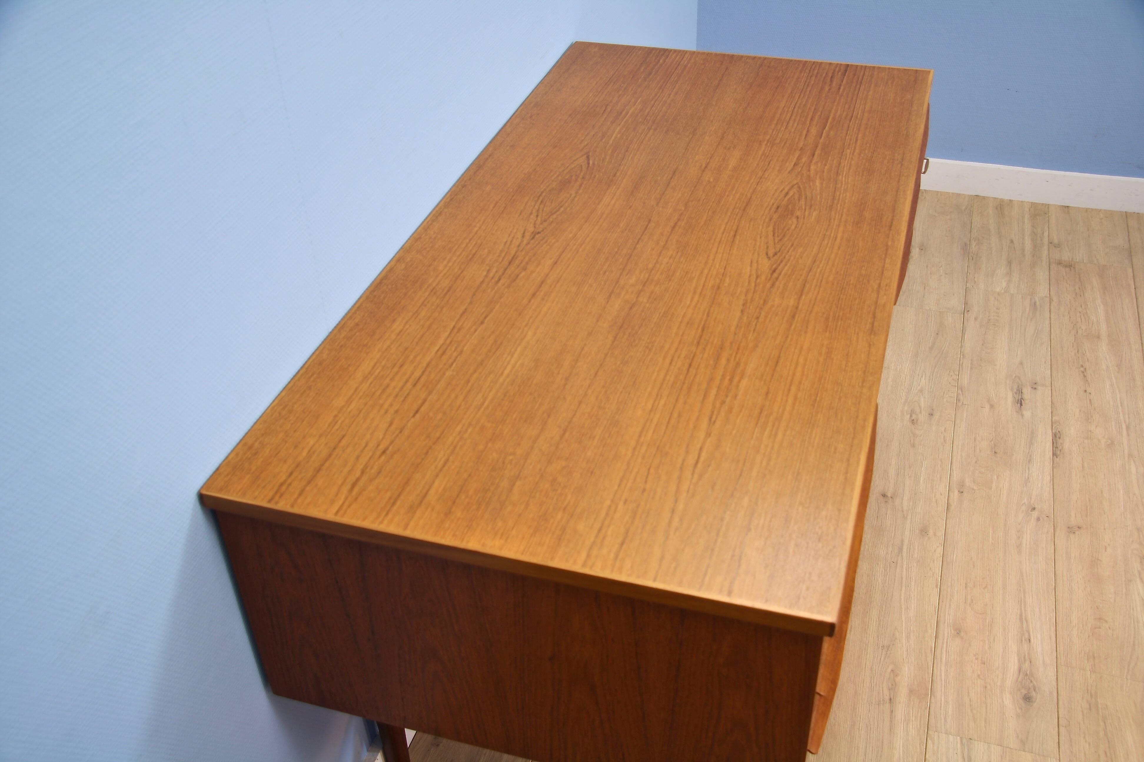Danish writing desk in teak, 1960s