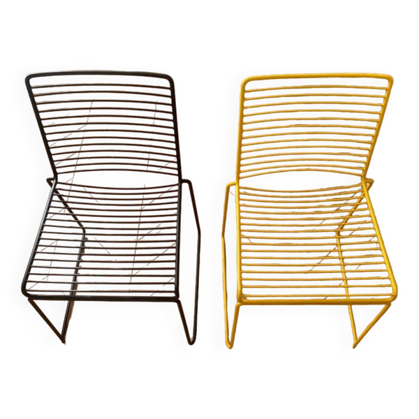 Paire de chaises en métal par Hee Welling pour Hay Design