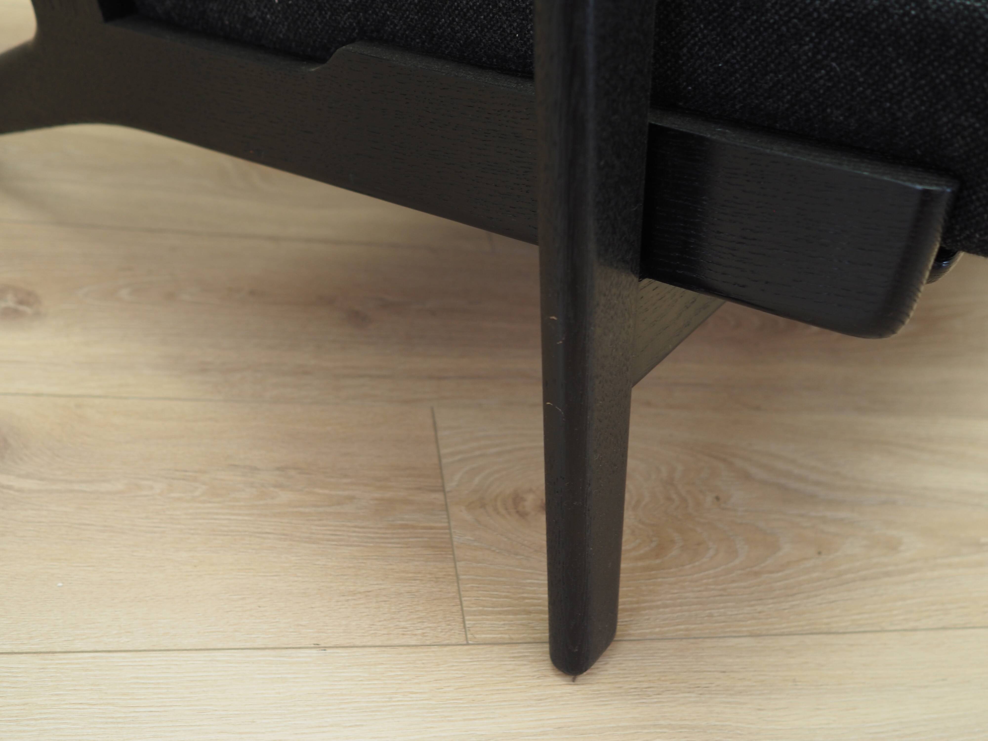 Canapé en chêne, design danois, années 1960, designer : Hans. J. Wegner, réalisation : Getama