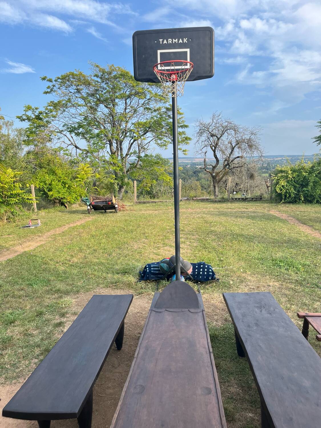 Authentic Senufo Bed, XXL Side Table