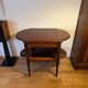 Console en palissandre et ronce début XX siècle
