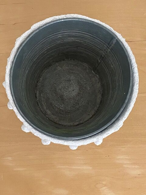 Vintage pot cover revamped